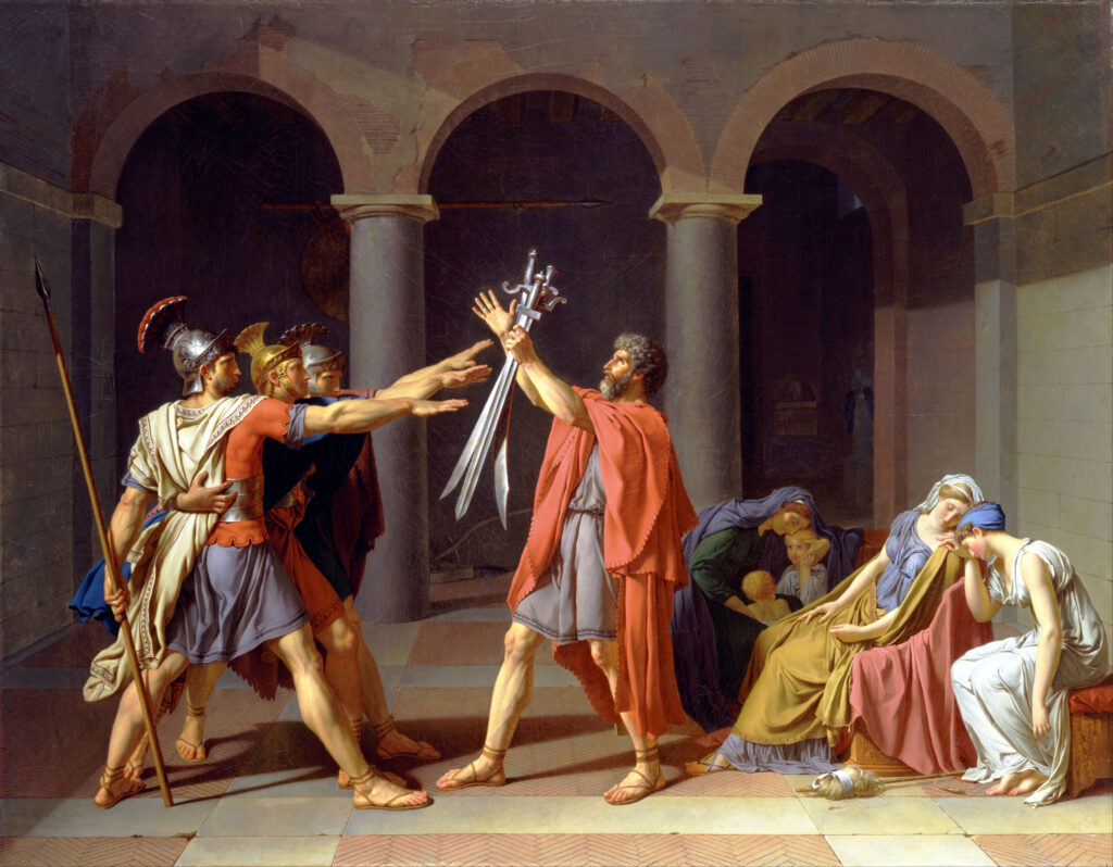 Jacques-Louis David - Horatiernas ed