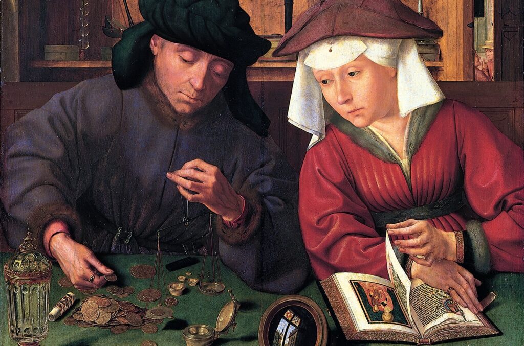 Quinten Massys, The Moneylender and His Wife