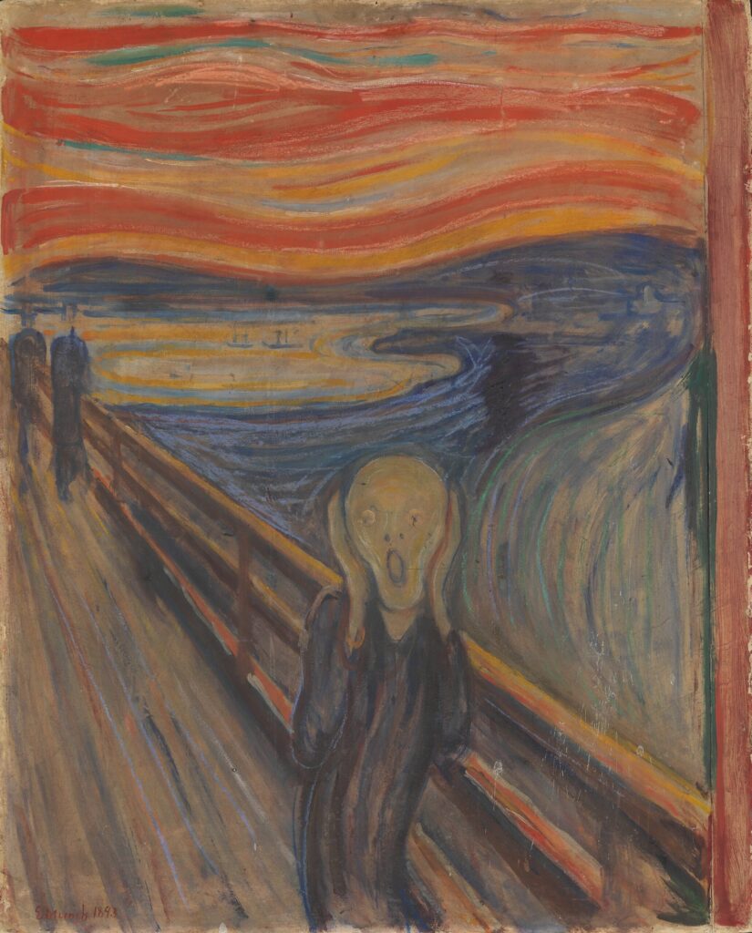 Edvard Munch, (1893), Skriet.