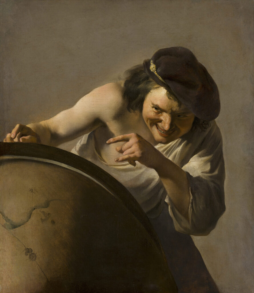 Johannes Moreelse, (1630), Demokritos, den skrattande filosofen