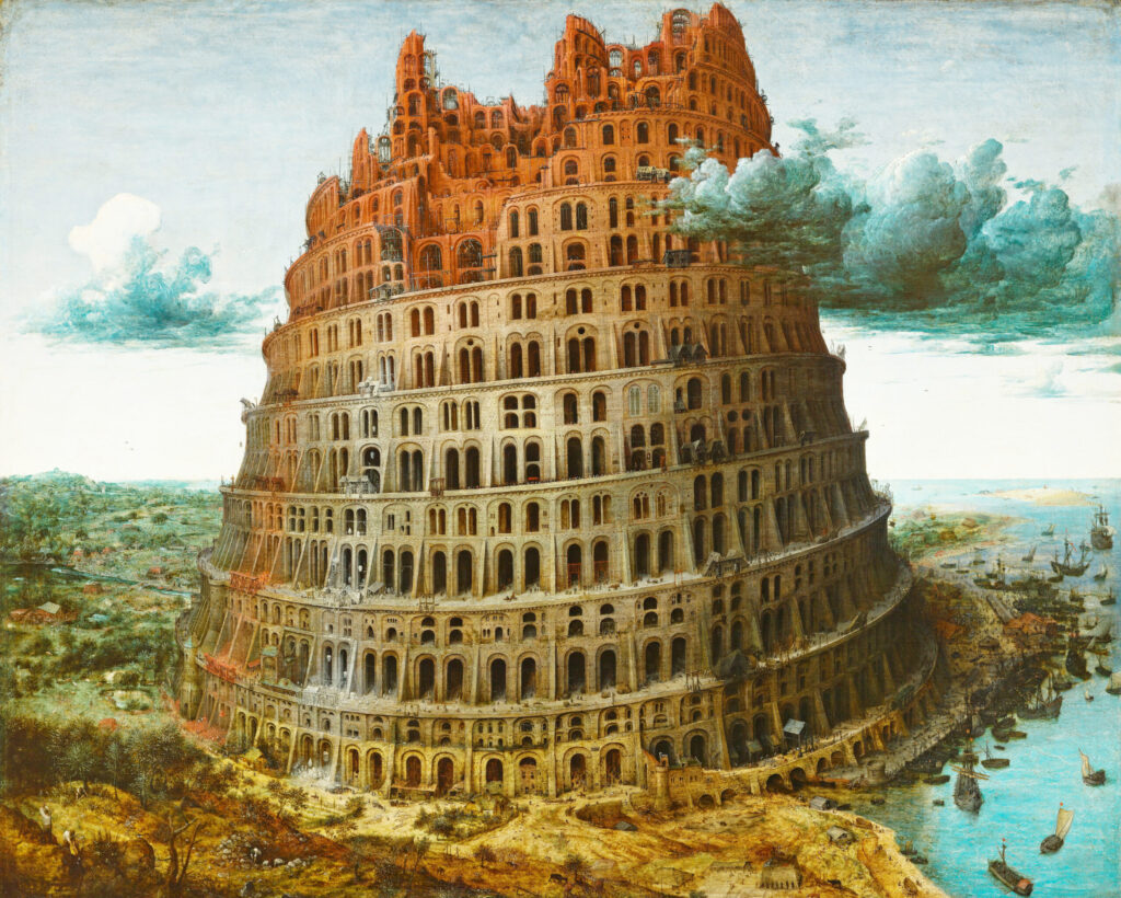 Pieter Bruegel the Elder, The Tower of Babel (1563).